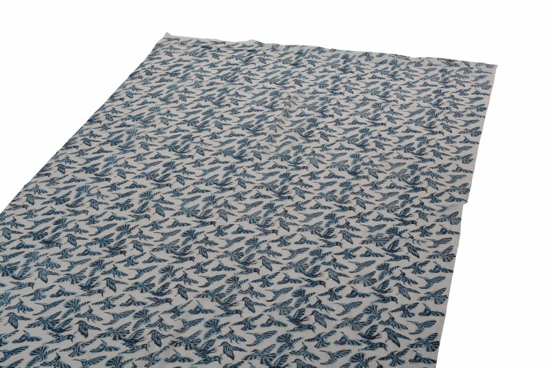 Trade Star 100% Cotton Fabric for Bird Print Fabric Sewing 3 Yard Hand Block Print Fabric by The Yard Dressmaking Fall Decor Cloth Running Natural Dye Sanganeri Indian Width 44 Inches (Pattern 1) - Image 5